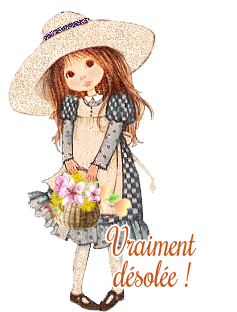 Gif animé vraiment désolée fille